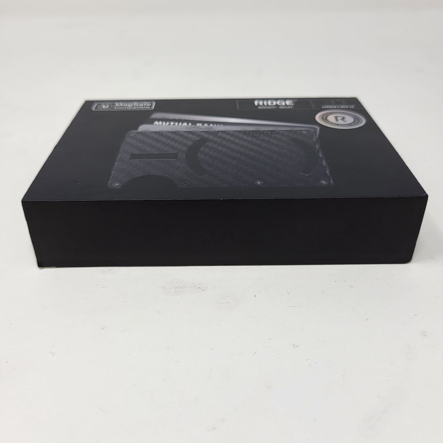 New Rigid Carbon fiber 3K MagSafe Wallet Silver A0970