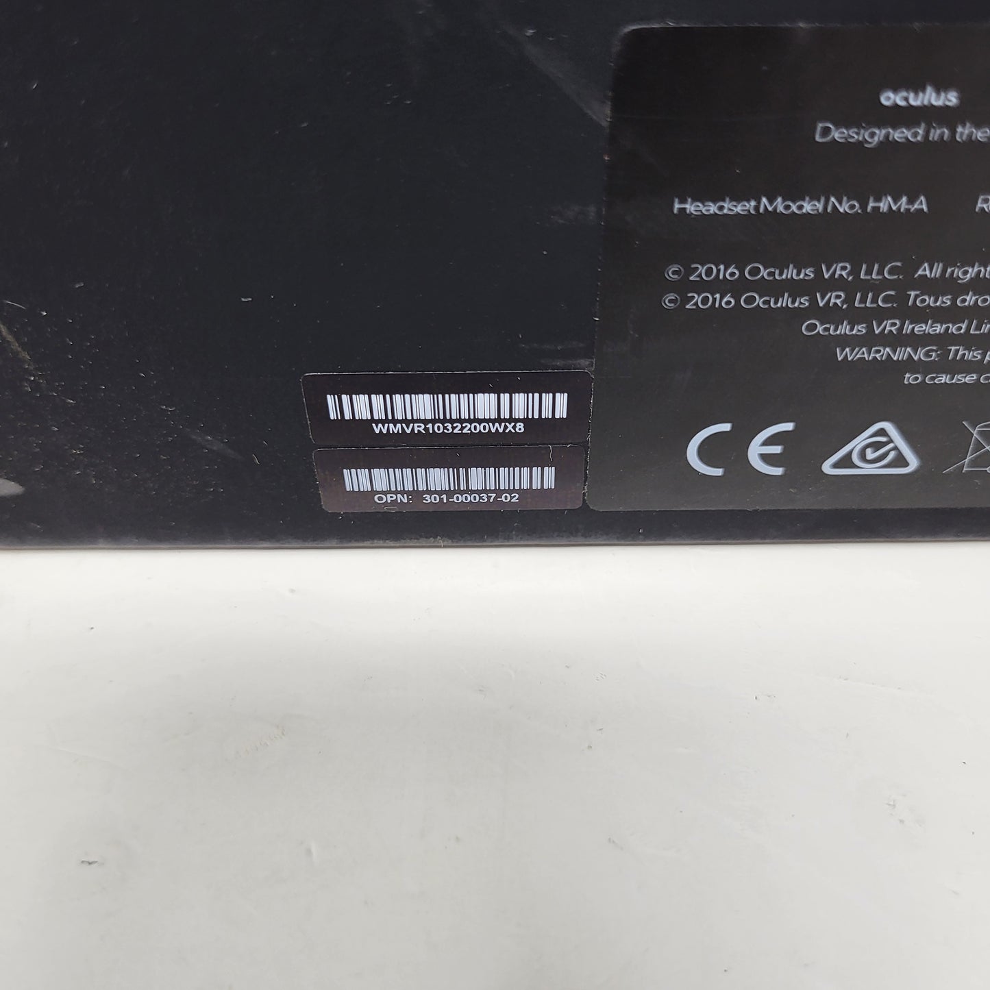 Oculus Rift PC VR Headset HM-A