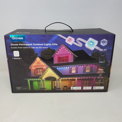 New Govee RGBIC WiFi Outdoor Permanent String Lights 100ft 92156259