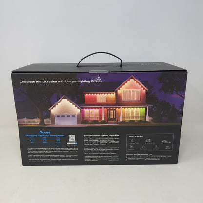New Govee RGBIC WiFi Outdoor Permanent String Lights 100ft 92156259