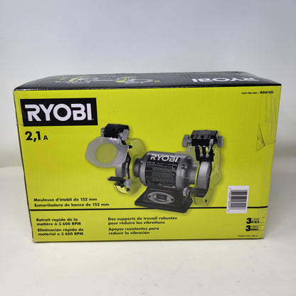 New Ryobi BG612G 120V 2.1-Amp Grinder with LED Lights