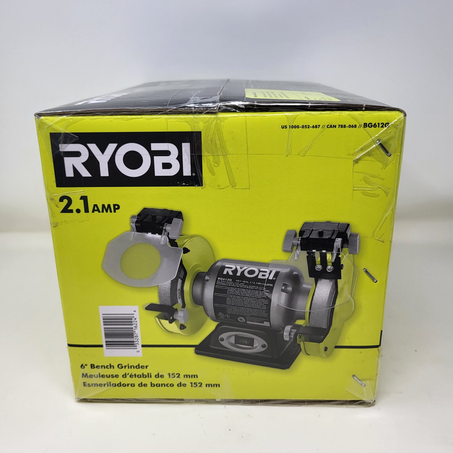 New Ryobi BG612G 120V 2.1-Amp Grinder with LED Lights