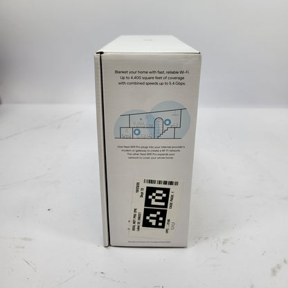 New Open Box Google Nest G6ZUC AX5400 Mesh Router 2 Pack GA03689-US