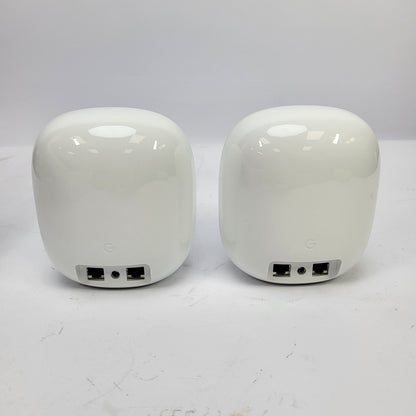 New Open Box Google Nest G6ZUC AX5400 Mesh Router 2 Pack GA03689-US