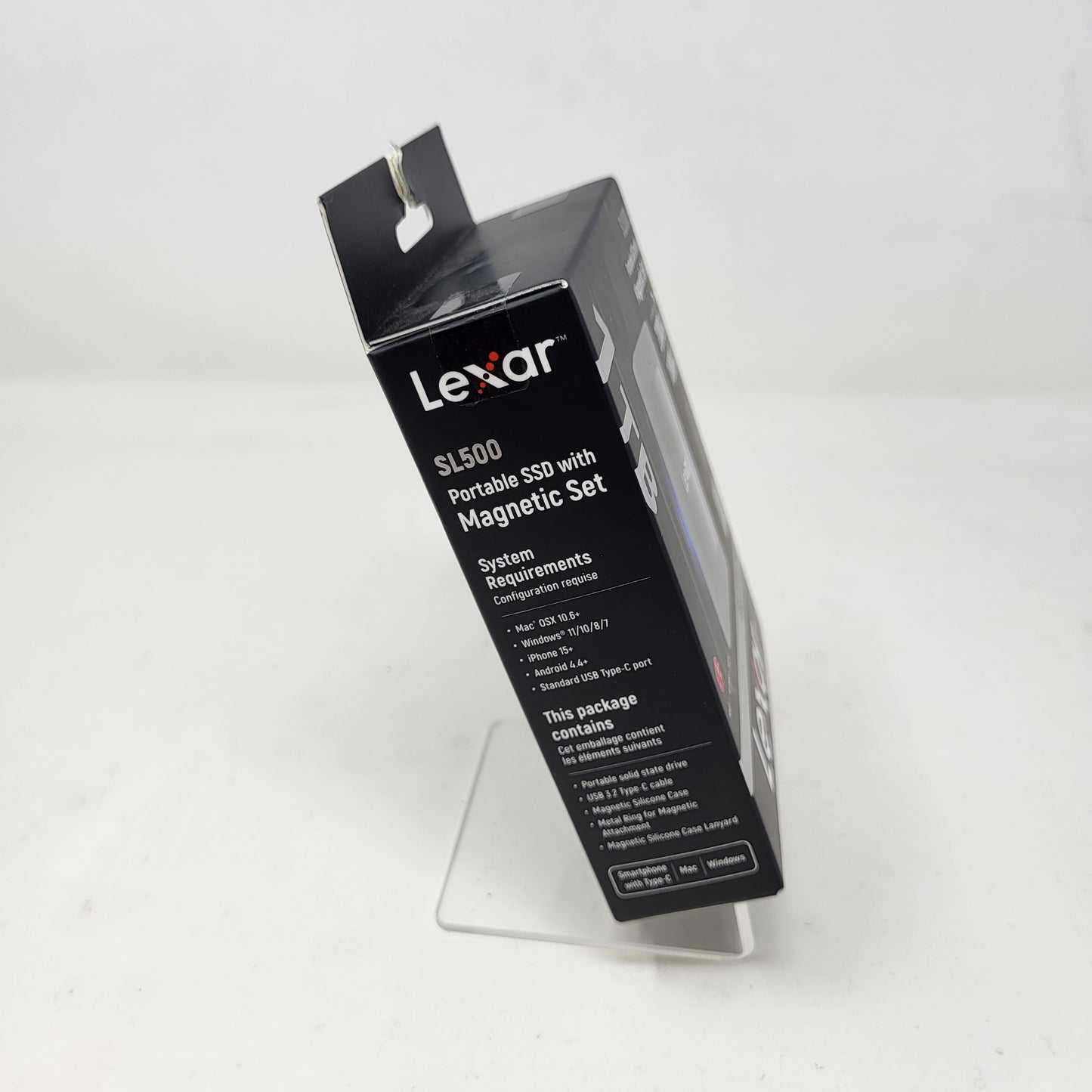 New Lexar Portable SL500  1TB USB Type-C SSD LSL500M001T-RNBWU