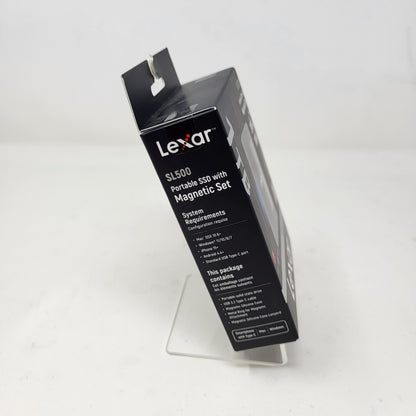 New Lexar Portable SL500  1TB USB Type-C SSD LSL500M001T-RNBWU