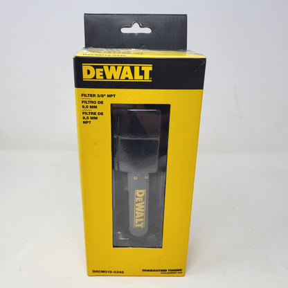 New DeWalt DXCM019-0342 3/8 in. NPT Filter for Air Compressors