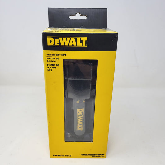 New DeWalt DXCM019-0342 3/8 in. NPT Filter for Air Compressors
