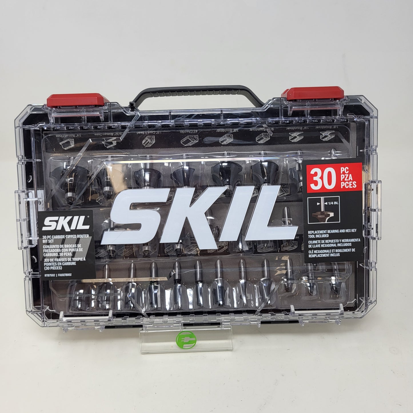 New SKIL RTB7502 Carbide-Tipped Router Bit Set 30 Piece