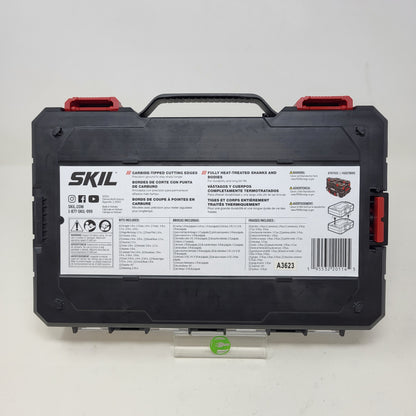 New SKIL RTB7502 Carbide-Tipped Router Bit Set 30 Piece