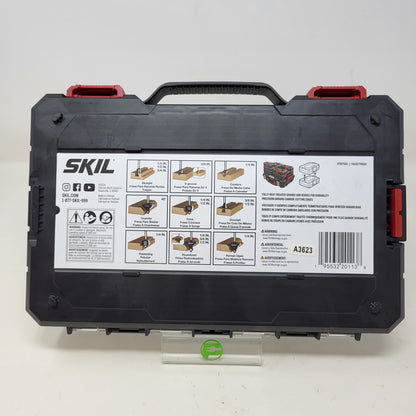 New SKIL RTB7501 Carbide-Tipped Router Bit Set 15 Piece