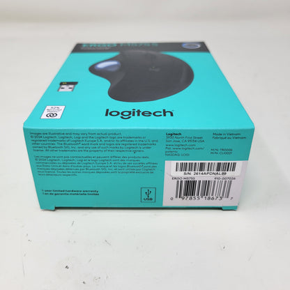 New Logitech ERGO M575s  910-007026 Wireless Mouse Black