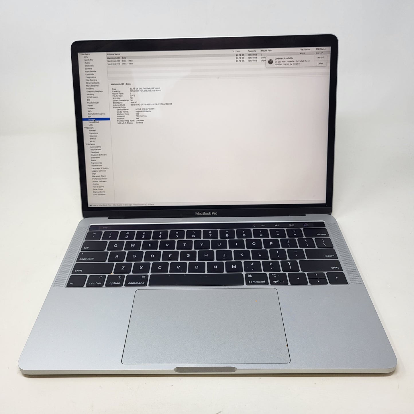 2019 Apple MacBook Pro 13.3" i5 1.4GHz 8GB RAM 128GB SSD Silver A2159