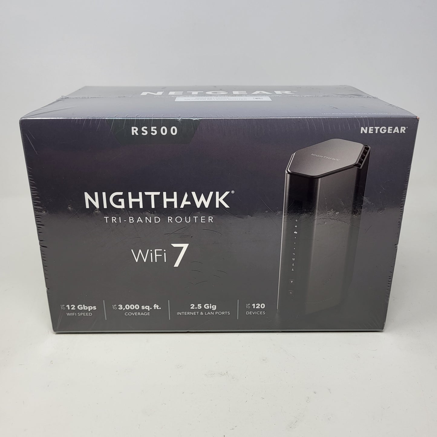 New NETGEAR  Nighthawk RS500 Tri Band WiFi 7 RS500-100NAS Smart WiFi Router