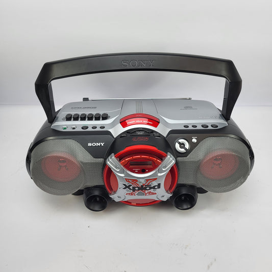 Sony Xplod Portable CD Radio Cassette-Corder CFD-G505 Multicolor