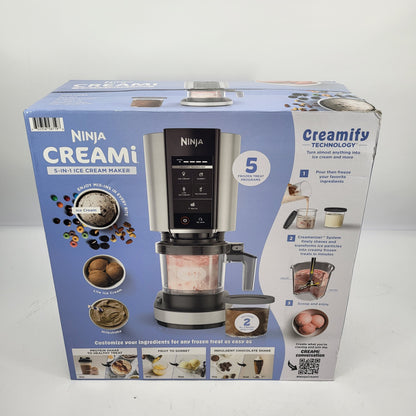 New SharkNinja CREAMi Ice Cream Maker NC300WH Multicolor