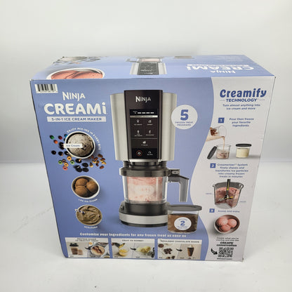 New SharkNinja CREAMi Ice Cream Maker NC300WH Multicolor
