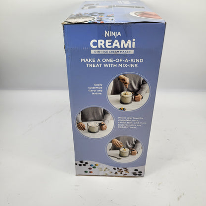 New SharkNinja CREAMi Ice Cream Maker NC300WH Multicolor