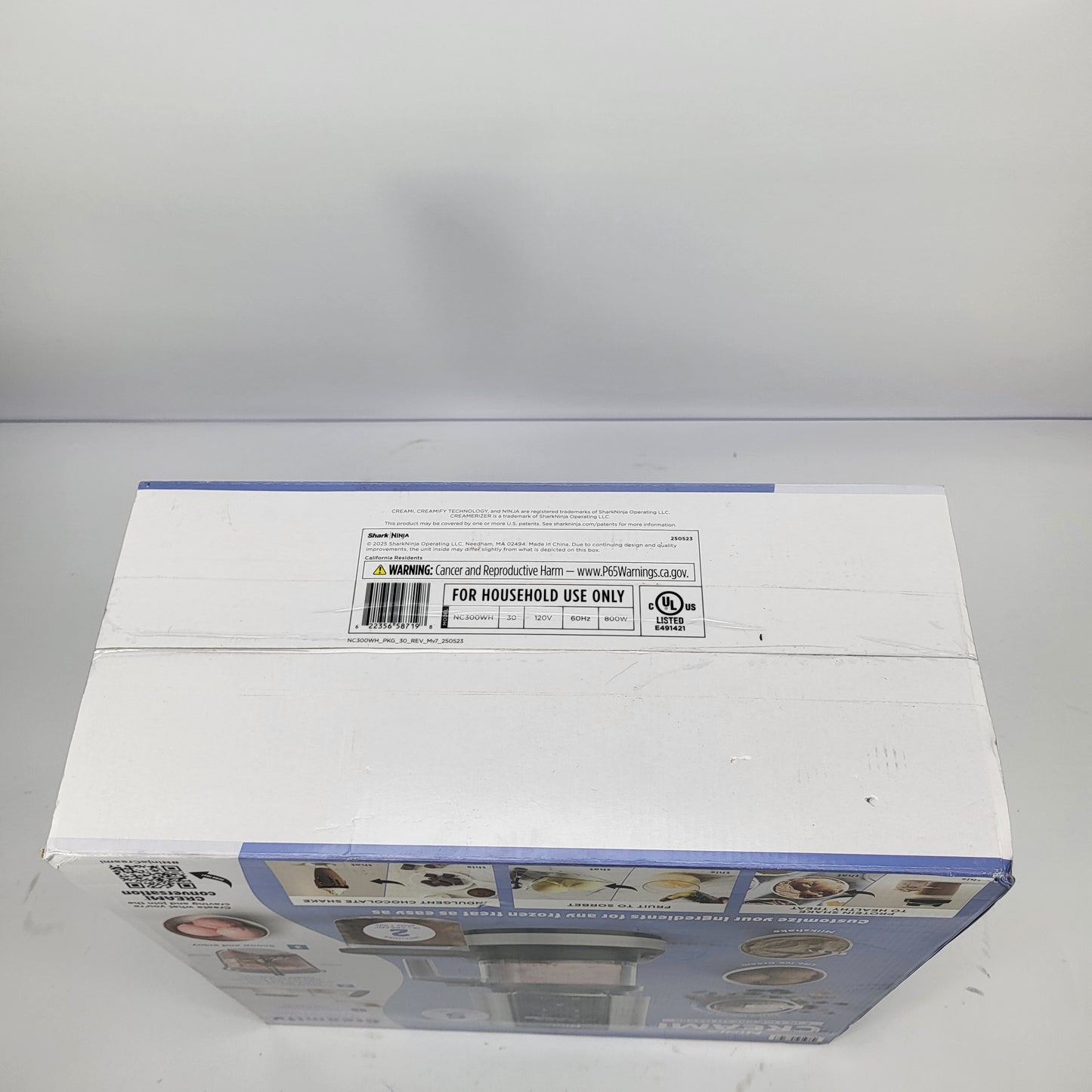 New SharkNinja CREAMi Ice Cream Maker NC300WH Multicolor