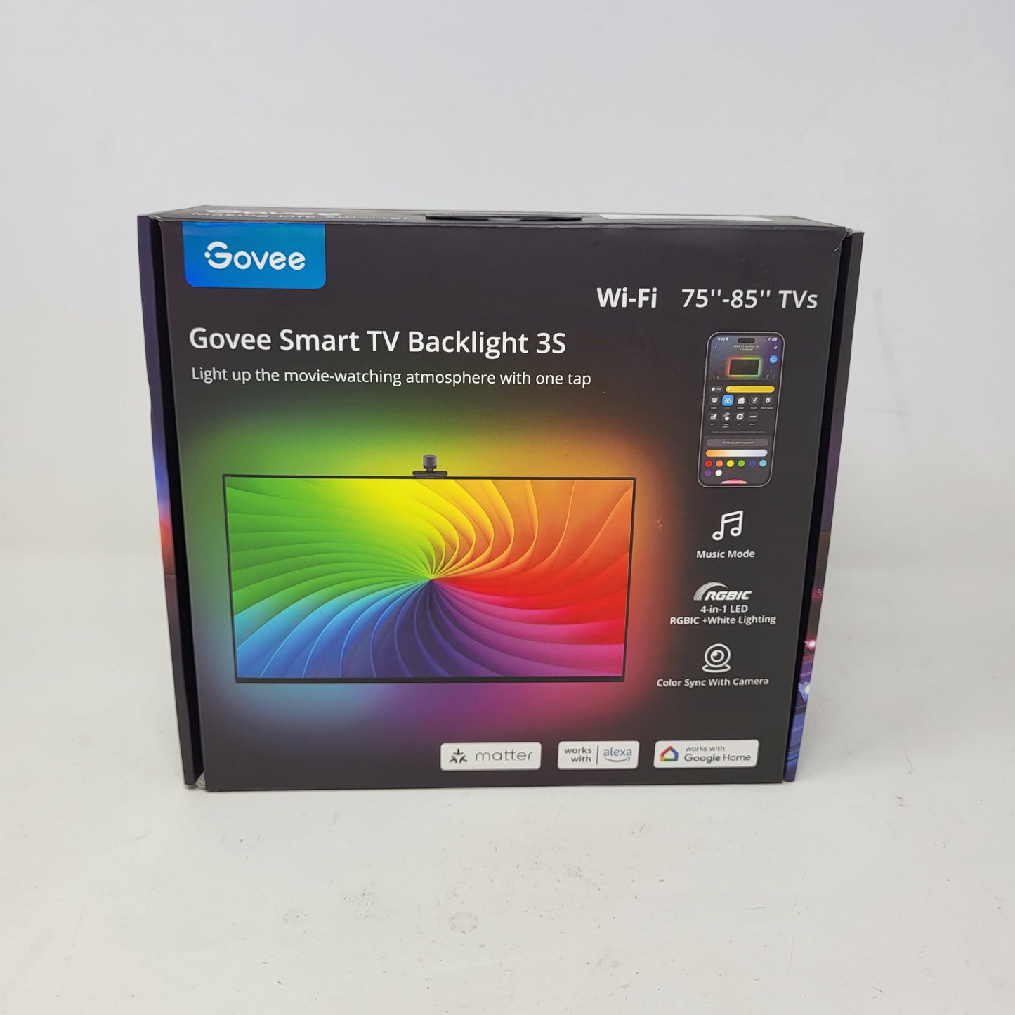 New Govee Smart TV Backlight 3S for 75-85 Inch TV Theatre H6098AD2