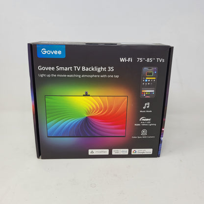 New Govee Smart TV Backlight 3S for 75-85 Inch TV Theatre H6098AD2