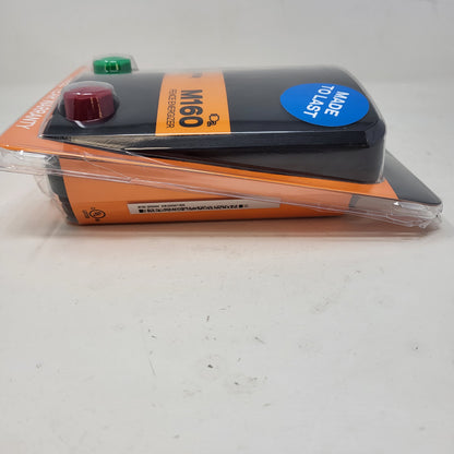 New Gallagher M160 110 Volt Electric Fence Energizer 30 Mi. Black/Orange