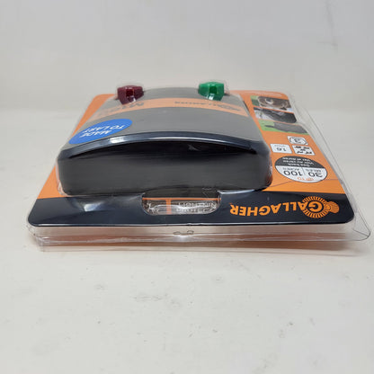 New Gallagher M160 110 Volt Electric Fence Energizer 30 Mi. Black/Orange