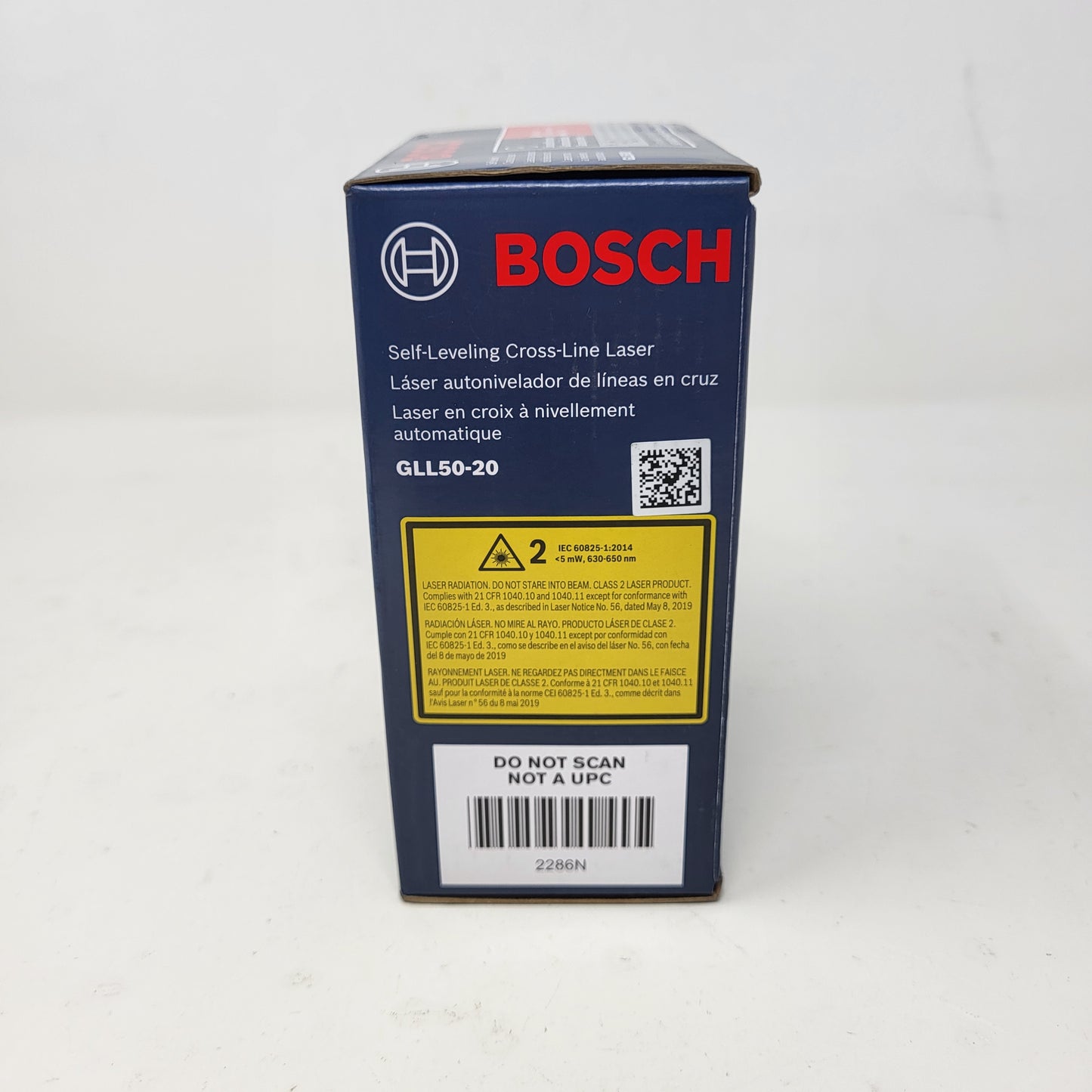 New Bosch GLL50-20 3V 50ft Range Cross Line Laser Self Leveling