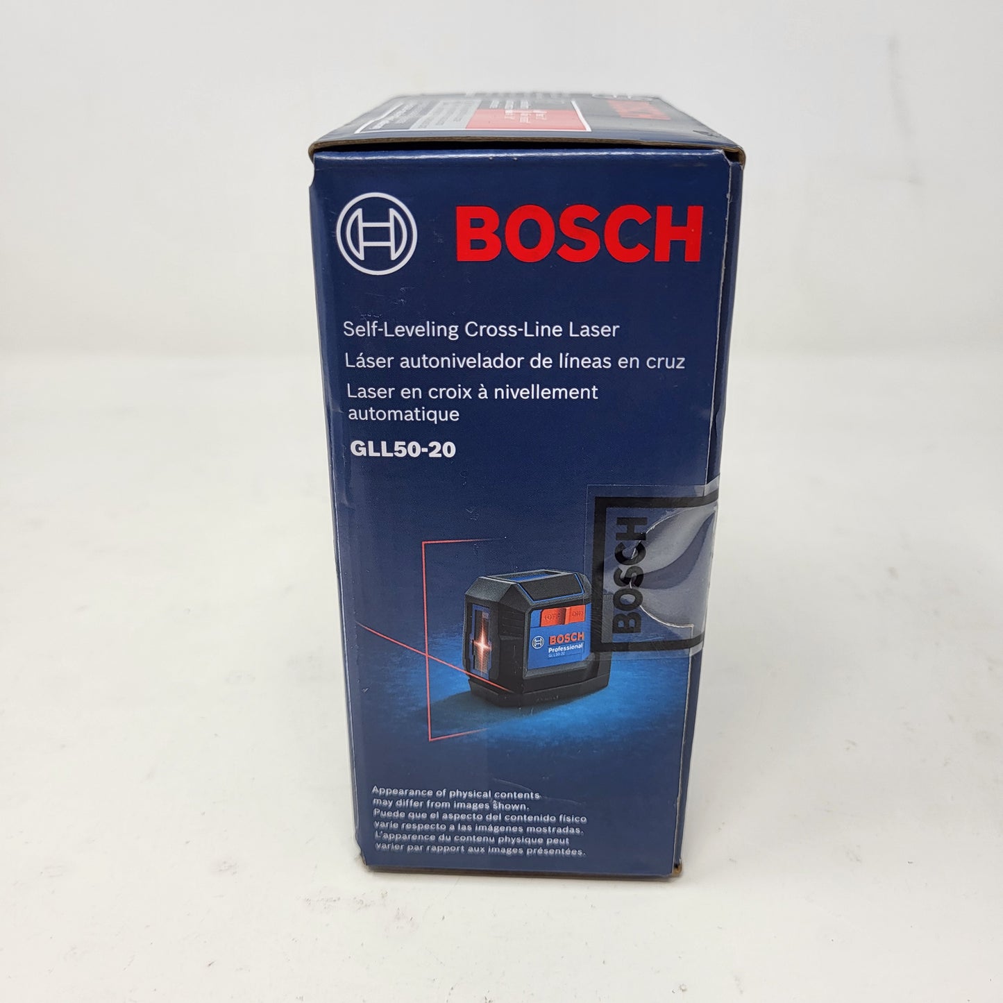 New Bosch GLL50-20 3V 50ft Range Cross Line Laser Self Leveling