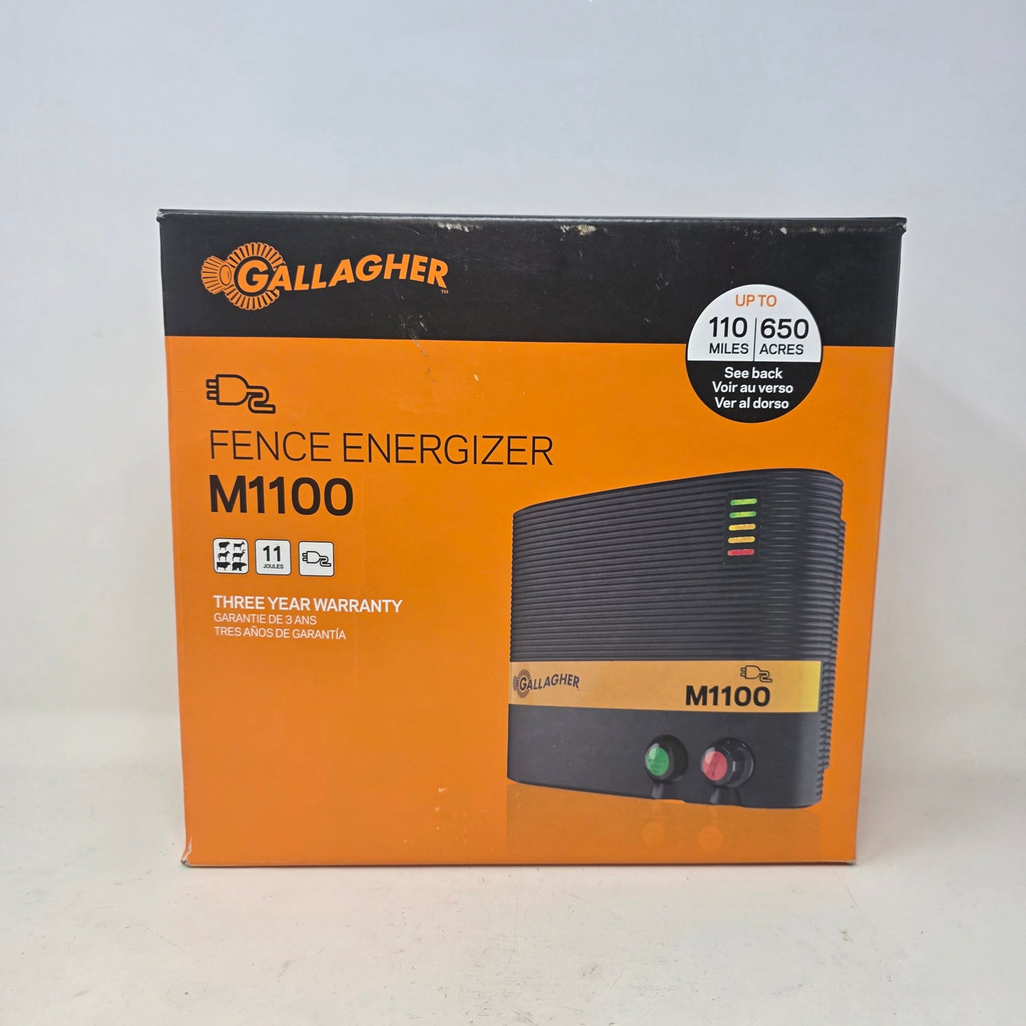 New GALLAGHER  G324504 110V Electric Fencing Powering Large Pastures