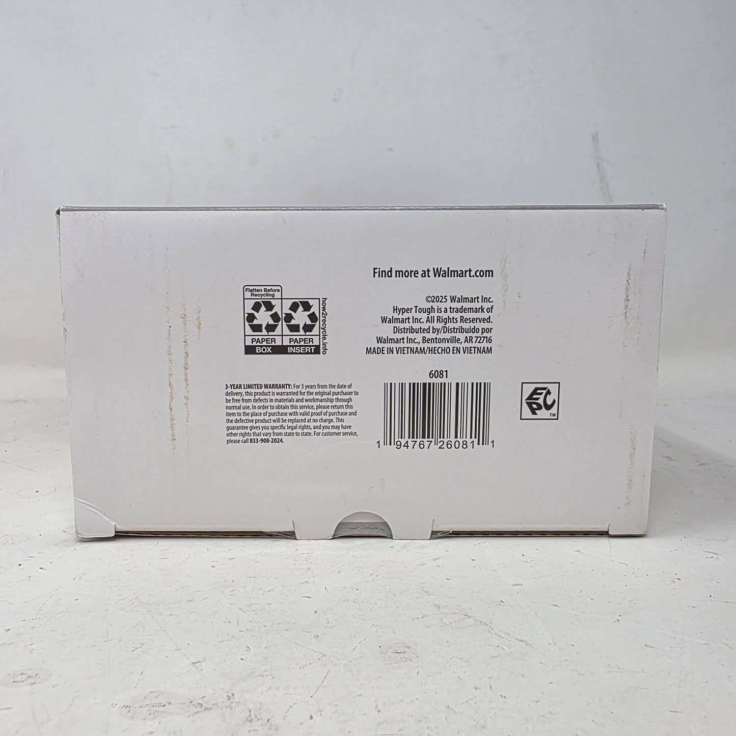 New Hyper Tough 6081 20V MAX 1/2 CORDLESS IMPACT WRENCH