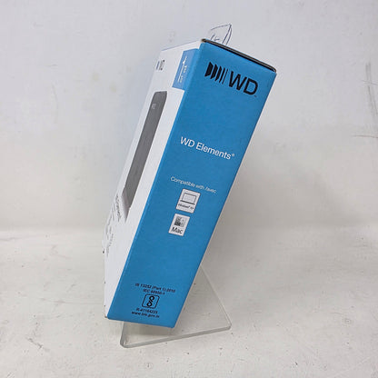 New WD Portable Elements 1TB USB Type-C HDD WDBDTV0010BBK-WESN
