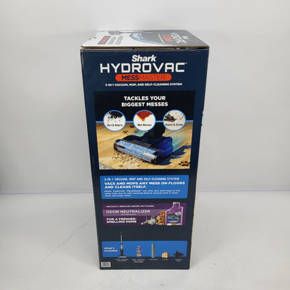 NEW Shark HydroVac MessMaster 3-in-1 Cordless Vacuum Mop WD260 Stain Boost 12oz
