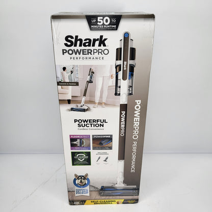 New Shark PowerPro Bagless Cordless HEPA Filter Portable Stick Vacuum Black IZ372HD