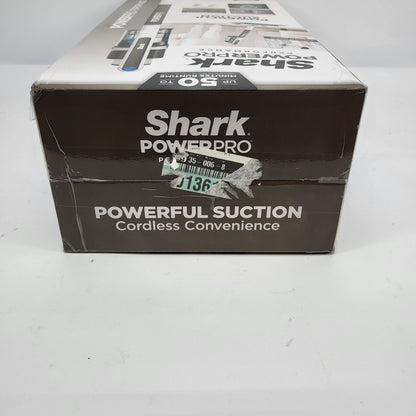 New Shark PowerPro Bagless Cordless HEPA Filter Portable Stick Vacuum Black IZ372HD