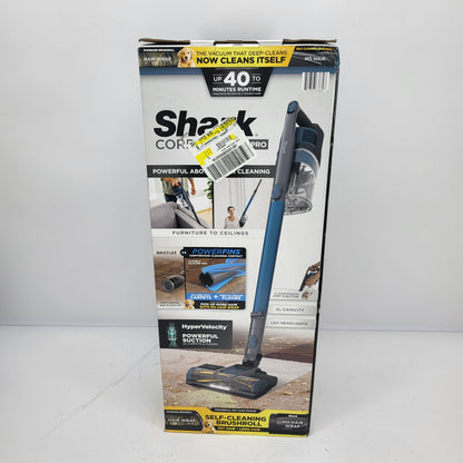 New Shark Pet Pro Bagless Cordless Stick Vacuum Cleaner Blue IZ240