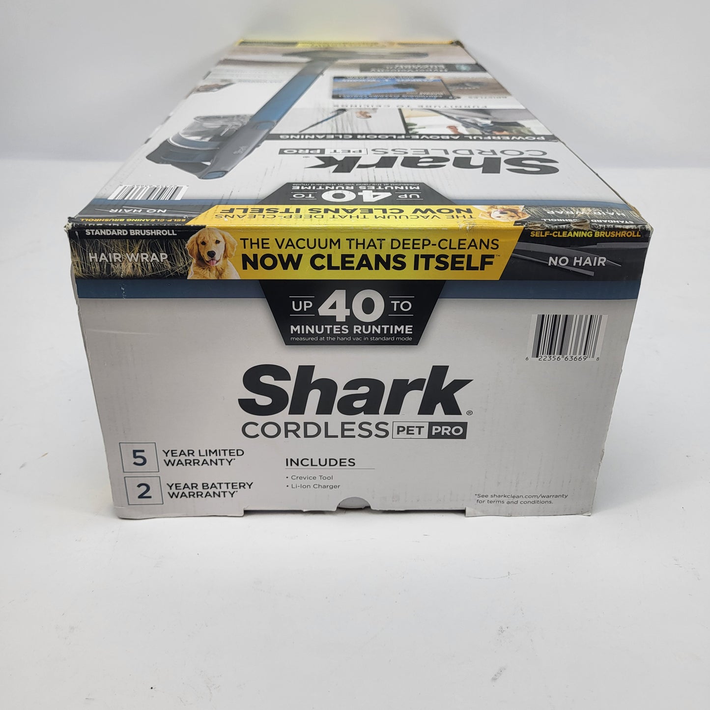 New Shark Pet Pro Bagless Cordless Stick Vacuum Cleaner Blue IZ240