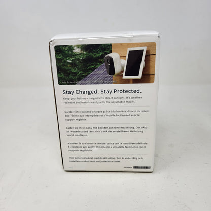 New Arlo Essential Solar Panel Charger 2nd Gen Outdoor Camera White VMA6600