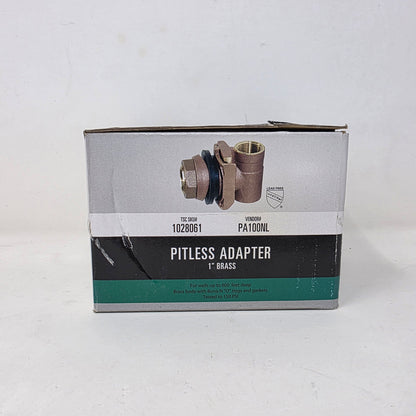 New Water Source PA100NL 1 in. Brass Pitless Adapter