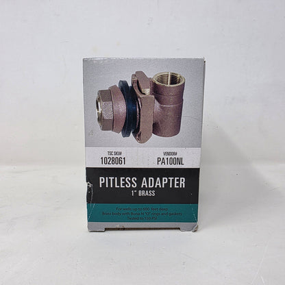 New Water Source PA100NL 1 in. Brass Pitless Adapter