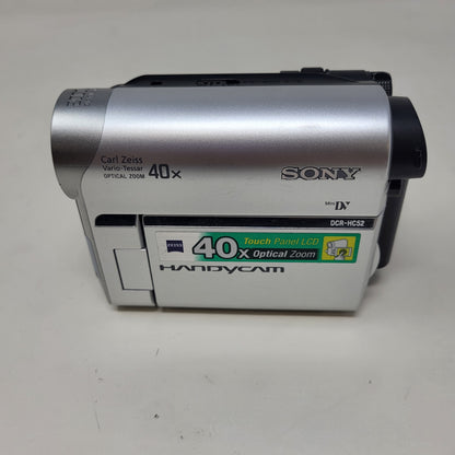Sony Handycam DCR-HC52 MiniDV Tape Video Camcorder Silver