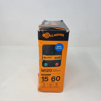 New Gallagher M120 110V Electric-Powered Fence Energizer G330434