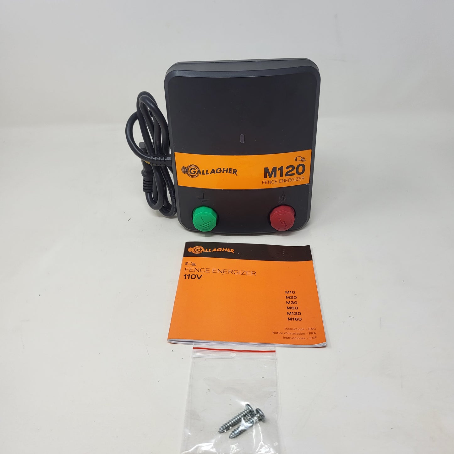 New Gallagher M120 110V Electric-Powered Fence Energizer G330434