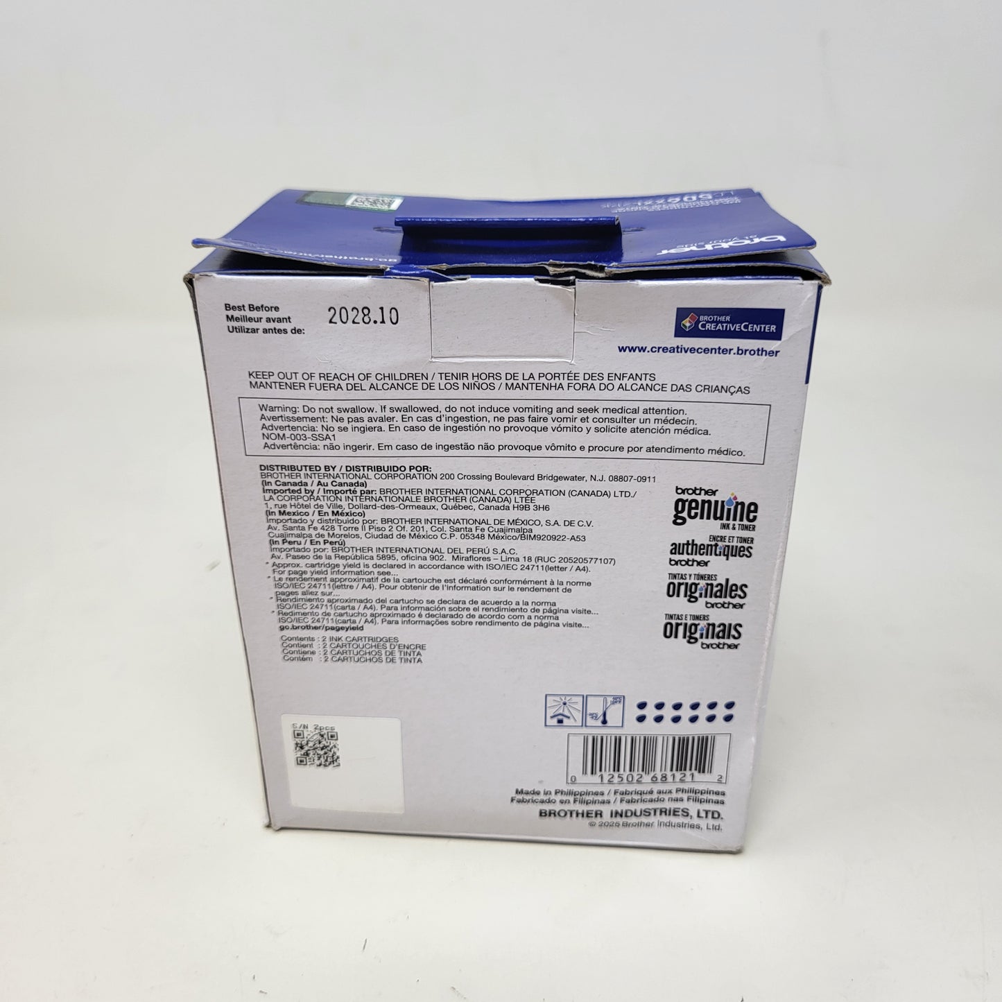New Brother LC506XXL Black Ink Cartridge 2-Pack Super High XXL Yield