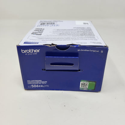 New Brother LC506XXL Black Ink Cartridge 2-Pack Super High XXL Yield