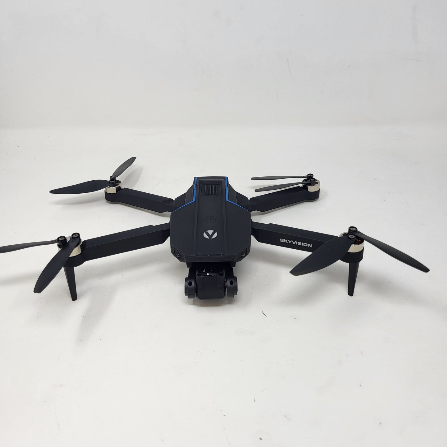 Vivitar SkyVision Folding Drone 4K Camera Kit w/ Monitor Display Controller Blac