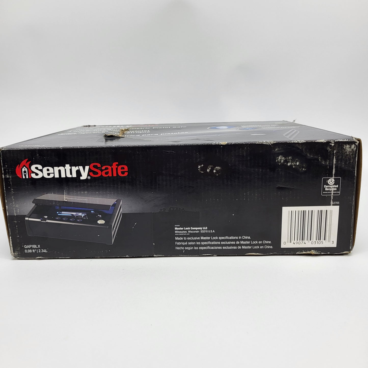 New SentrySafe QAP1BLX Quick Access Biometric Safe Fingerprint Lock P63656