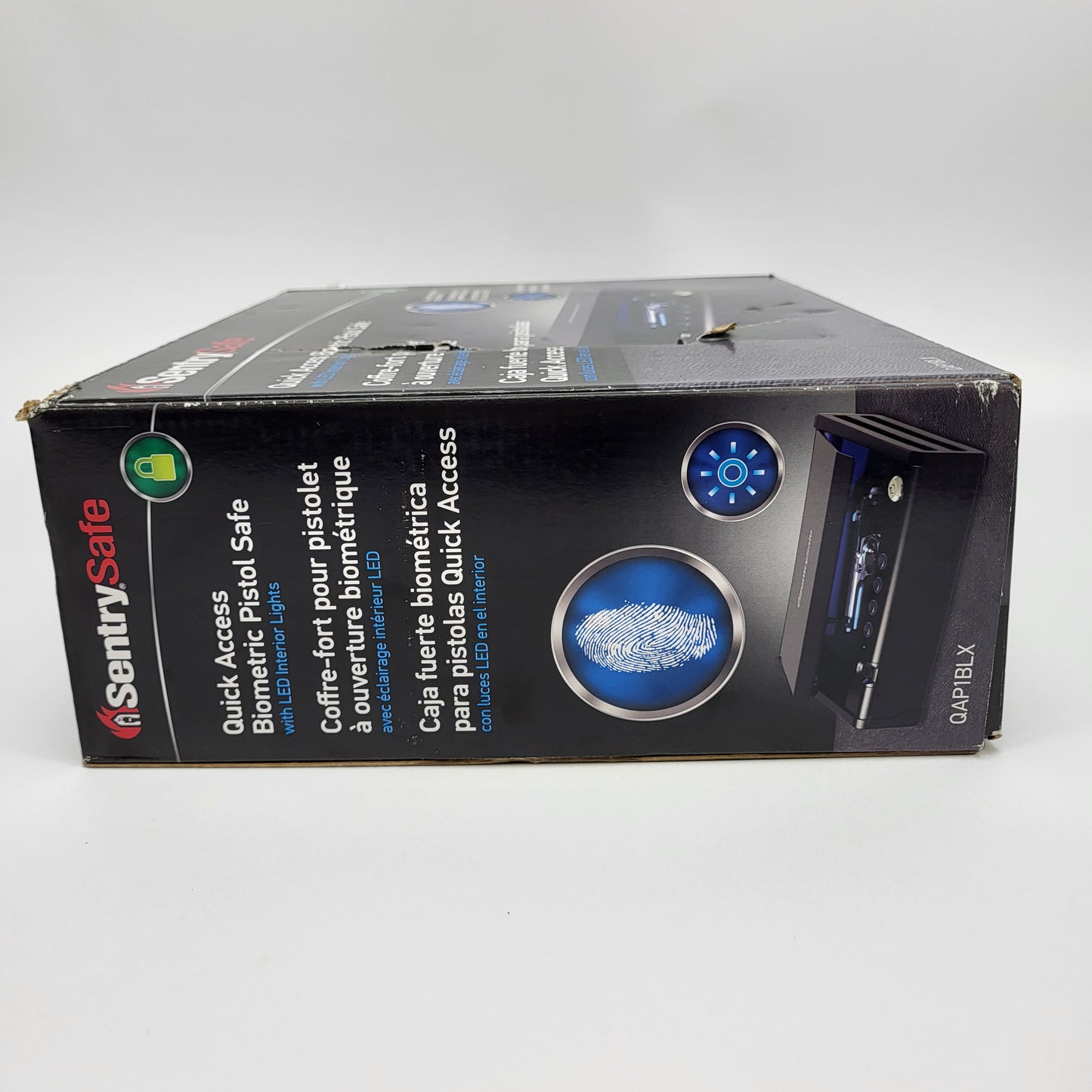 New SentrySafe QAP1BLX Quick Access Biometric Safe Fingerprint Lock P63656