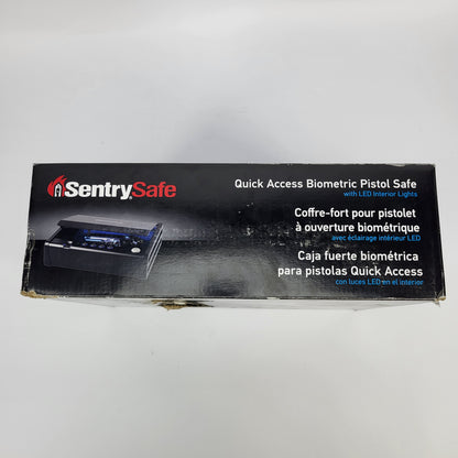 New SentrySafe QAP1BLX Quick Access Biometric Safe Fingerprint Lock P63656