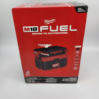 New Milwaukee 0970-20 M18 18V Vacuum Cleaner 2.5 G BlackRed